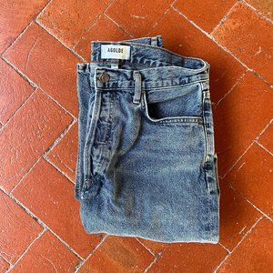 AGOLDE Jeans Fen High Rise Relaxed Tapered Jean in Highway Size 27